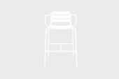 Fauteuil Haut Alu Vega