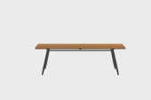 Table Bar Teck Stipa 61x210