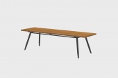 Table Bar Teck Stipa 61x210