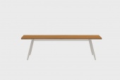 Table Bar Teck Stipa 61x240