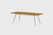 Table Teck Stipa 81x210