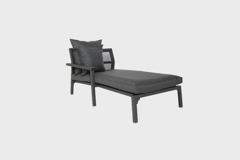 Chaise longue module droit Classique