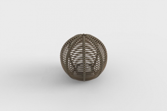 La Lampe Paillote Sphere M