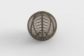 La Lampe Paillote Sphere L
