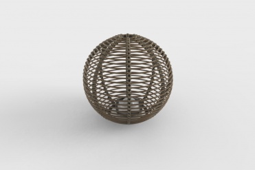 La Lampe Paillote Sphere L
