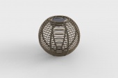La Lampe Paillote Sphere L