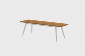 Table Bar Teck Stipa 61x210