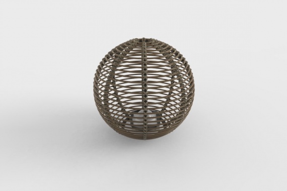 La Lampe Paillote Sphere L